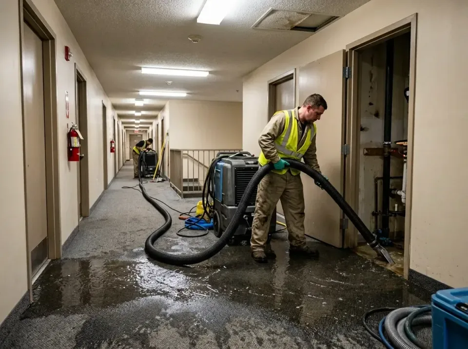 multi-unit-apartment-hallway-f-005 — frequently asked questions, Emergency Burst Pipe Water Extraction & Removal in Twinsbur…